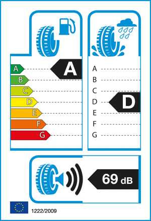 etykieta oponiarska dla Falken ZIEX ZE310 ECORUN XL MFS 195/45 R16 84V