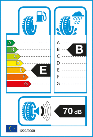 etykieta oponiarska dla Michelin PILOT ALPIN 5 XL FR 255/40 R19 100V
