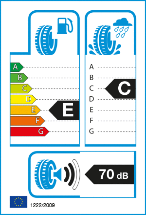 etykieta oponiarska dla Bridgestone Turanza ER370 185/55 R16 83H