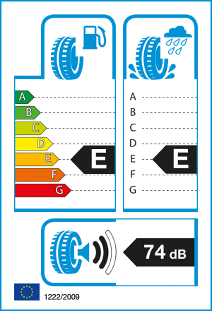 etykieta oponiarska dla Riken ROAD-TERRAIN XL 285/60 R18 120T